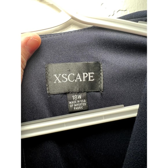 Xscape blue hi low maxi dress size 18W - Picture 4 of 8
